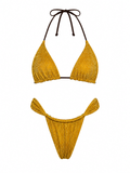 MADE FROM SCRAPS | Classic Sliding Bikini Set - Marigold