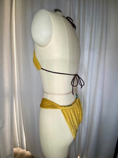 MADE FROM SCRAPS | Classic Sliding Bikini Set - Marigold
